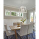 Rhode 8 Light 20 inch Coastal Weathered White Foyer Light Ceiling Light
