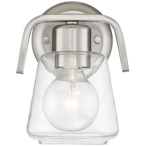 Riley 1 Light 6.25 inch Satin Platinum Wall Sconce Wall Light
