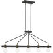 Ravella 5 Light 42 inch Black Chandelier Ceiling Light