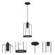 Tafo 1 Light 8 inch Matte Black Pendant Ceiling Light