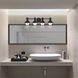 Dalton 4 Light 31 inch Matte Black Vanity Light Wall Light