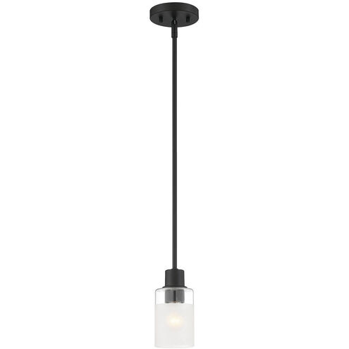 Cedar Lane 1 Light 4 inch Matte Black Pendant Ceiling Light