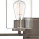 Liam 4 Light 32 inch Satin Copper Bronze Bath Bar Wall Light