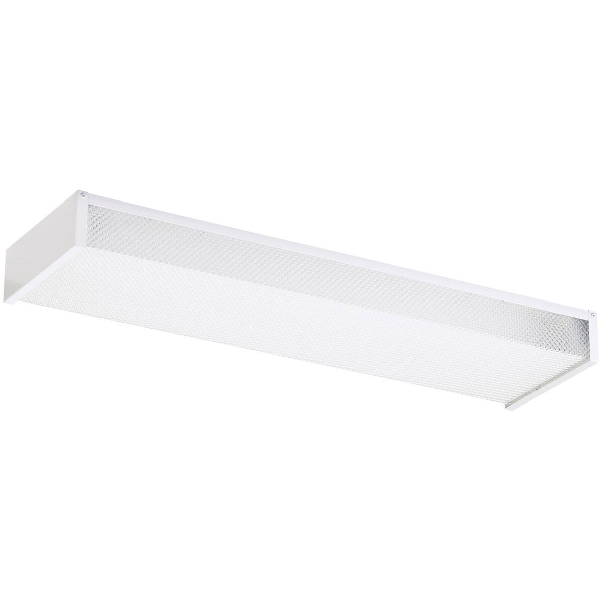 Drop Lens Fluorescent 2 Light 6.75 inch White Flush Mount Ceiling Light