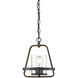 Ryder 1 Light 8.75 inch Forged Black Mini Pendant Ceiling Light