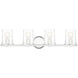 Matteson 4 Light 33.75 inch Chrome Bath Bar Wall Light