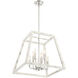 Rhode 8 Light 20 inch Coastal Weathered White Foyer Light Ceiling Light