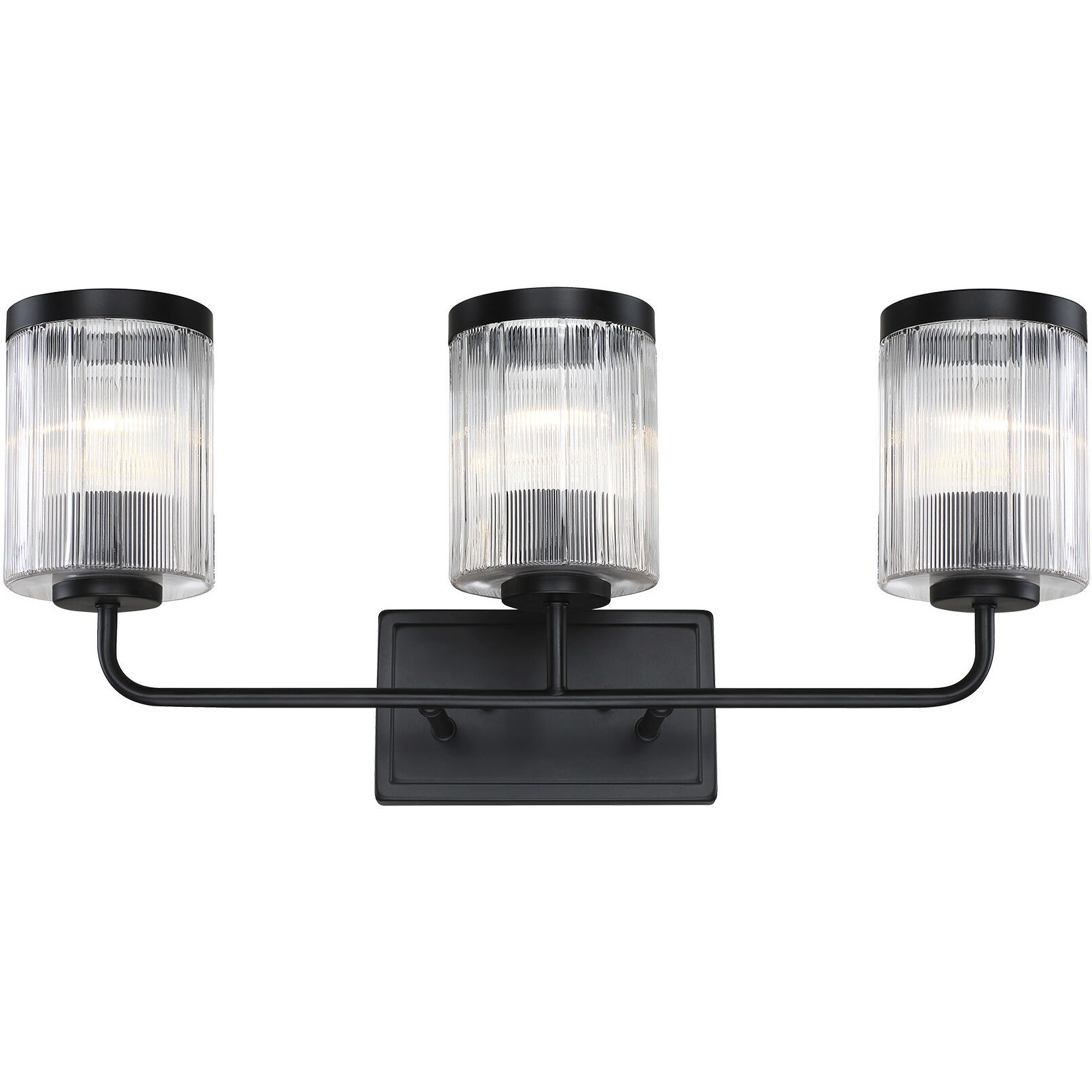 Aspen LED 24 inch Matte Black Vanity Wall Light