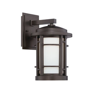Barrister LED 15 inch Burnished Bronze Outdoor Wall Lantern