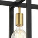 Xander 1 Light 11 inch Aged Warm Brass Mini Pendant Ceiling Light