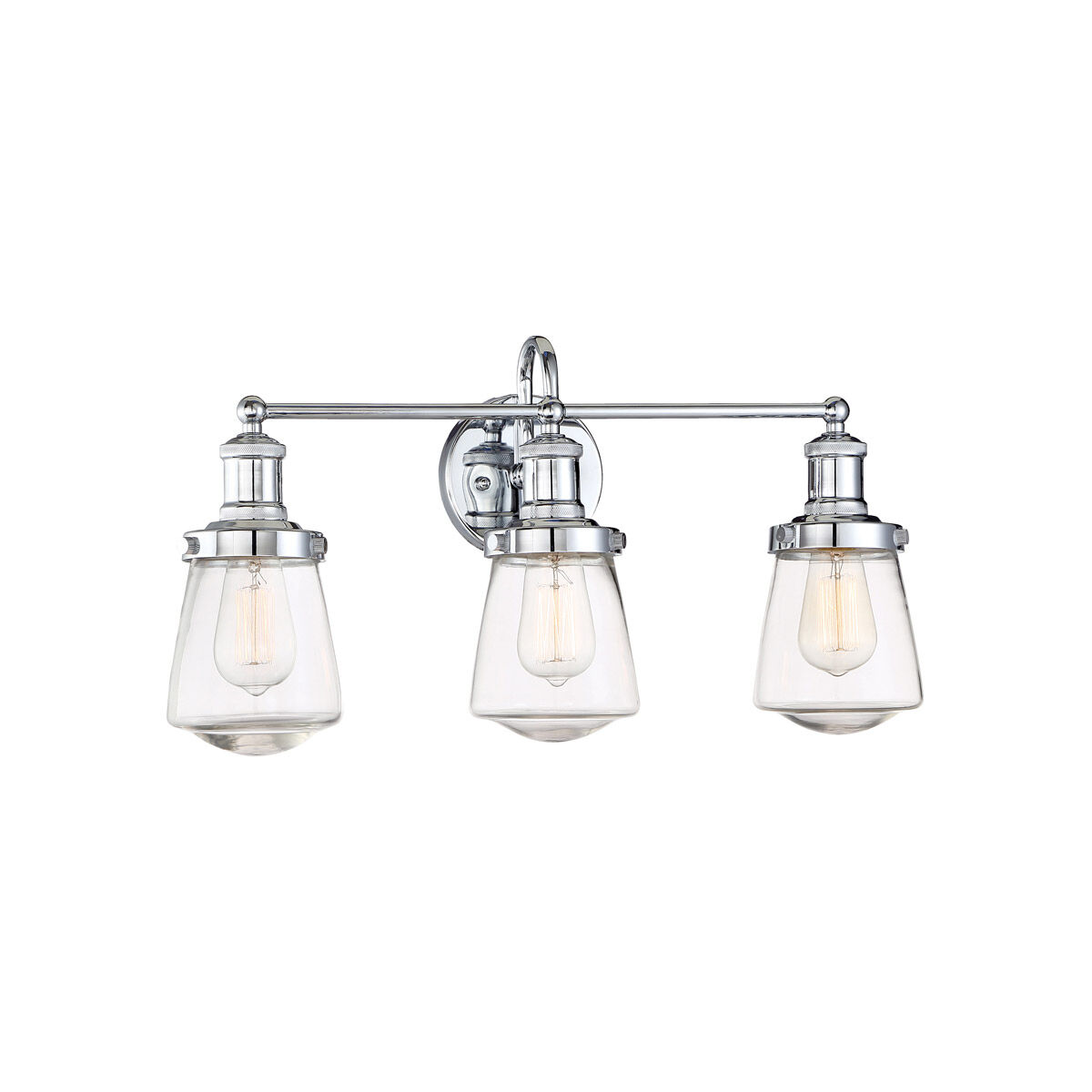 Taylor 3 Light 23 inch Chrome Bath Bar Wall Light