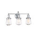 Taylor 3 Light 23 inch Chrome Bath Bar Wall Light