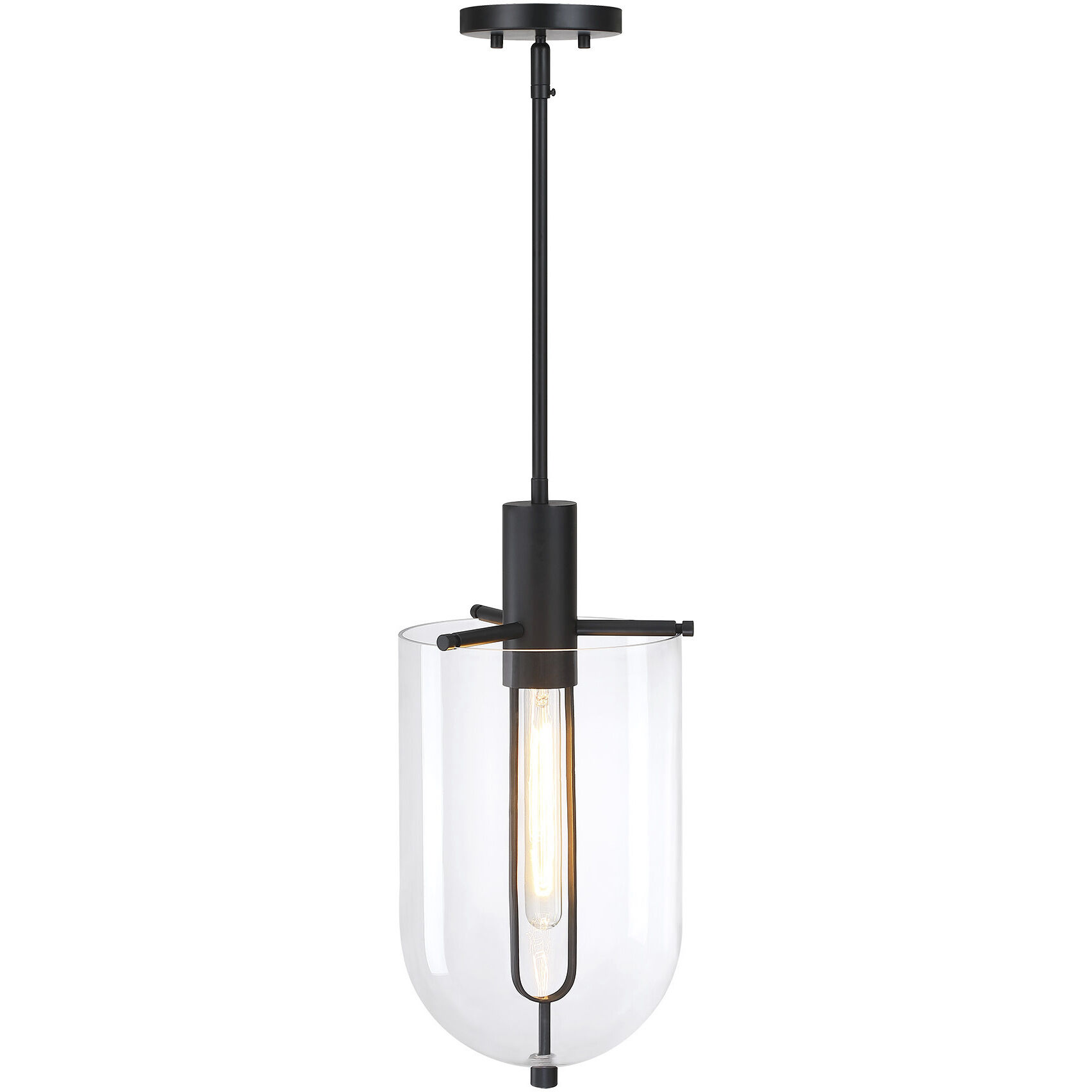 Skylar LED 10 inch Matte Black Down Pendant Ceiling Light