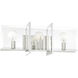 Ethan 3 Light 24 inch Polished Nickel Bath Light Wall Light