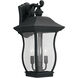 Chelsea 3 Light 18 inch Black Outdoor Wall Lantern