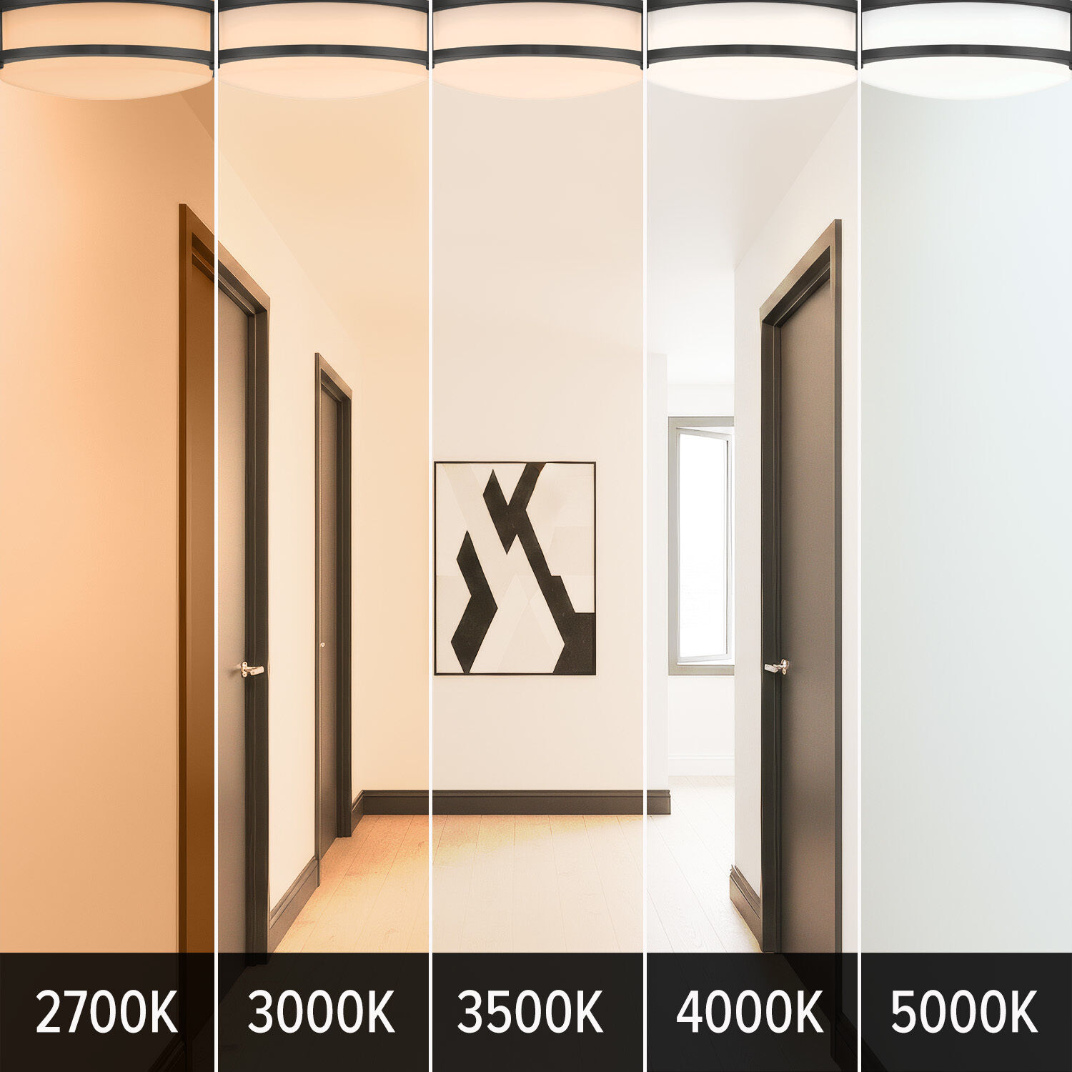 DC Series 1 Light 10.31 inch Matte Black Flush Mount Ceiling Light