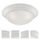 Tap 2 Light 14 inch Matte White Flush Mount Ceiling Light