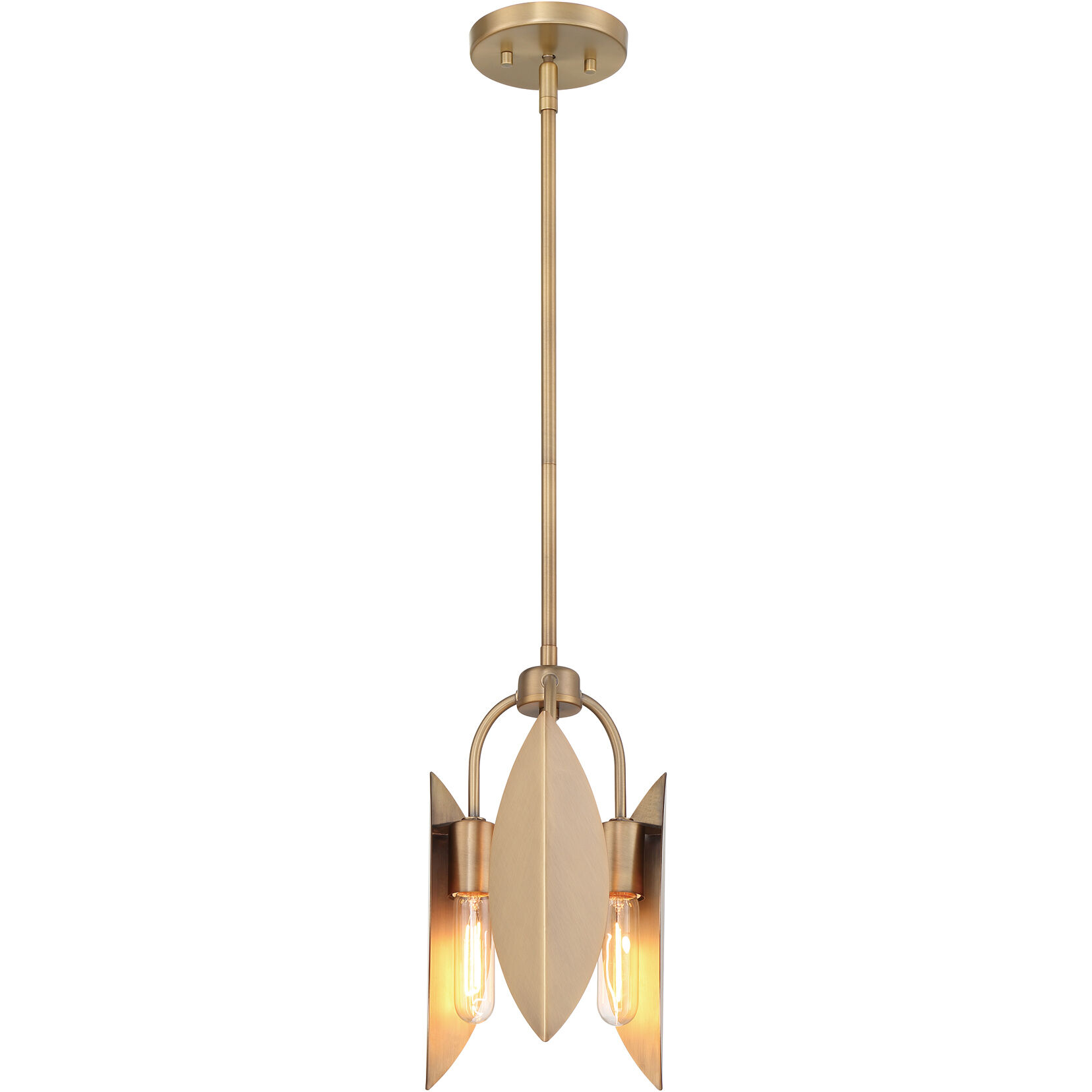 Eden 3 Light 8.5 inch Old Satin Brass Pendant Ceiling Light