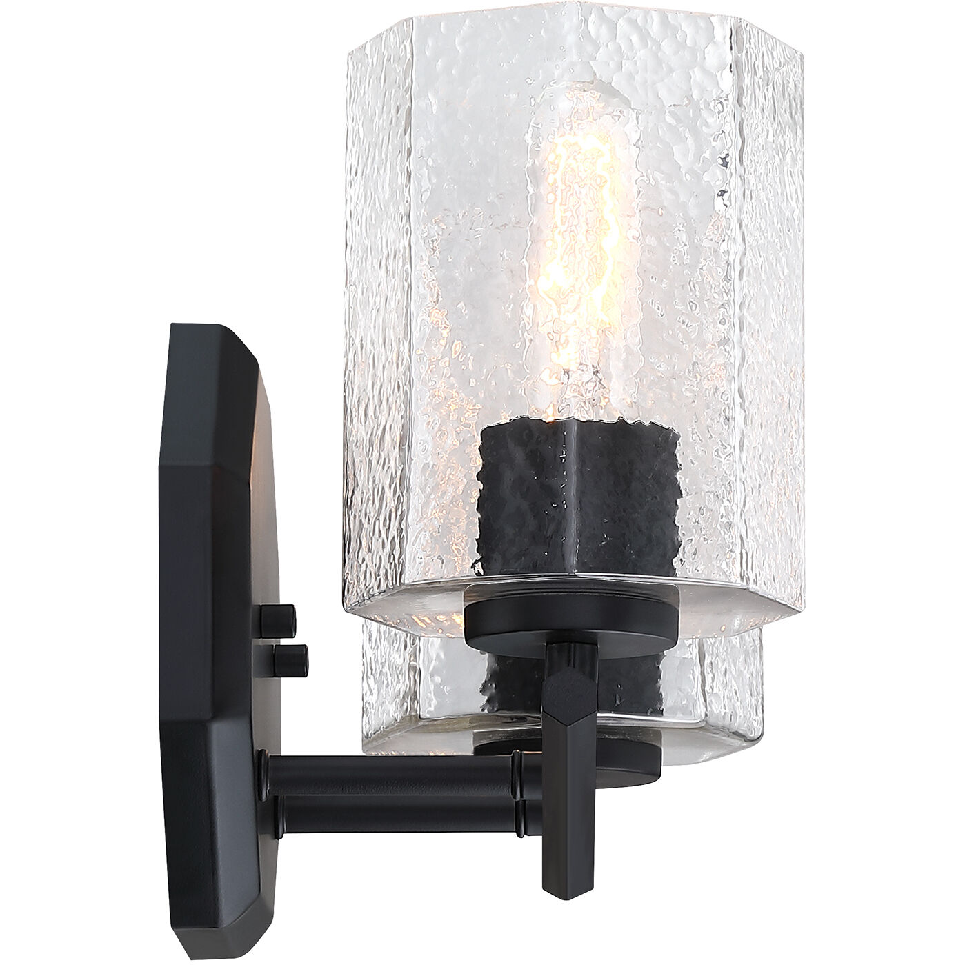 Haven 2 Light 16 inch Matte Black Vanity Light Wall Light