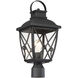 Belmont 1 Light 8 inch Black Outdoor Hanging Lantern