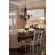 Barcelona 6 Light 26 inch Natural Iron Chandelier Ceiling Light