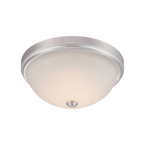 Hopkins LED 13 inch Satin Platinum Flushmount Ceiling Light