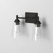 Westin 2 Light 15 inch Matte Black Bath Bar Wall Light 