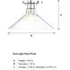 Leena 1 Light 14 inch Polished Nickle Semi Flush Mount Ceiling Light in Polished Nickel