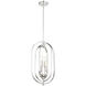Kenzo 4 Light 13 inch Polished Nickel Pendant Ceiling Light