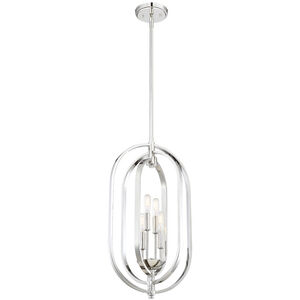 Kenzo 4 Light 13 inch Polished Nickel Pendant Ceiling Light