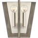 Westend 2 Light 9.5 inch Satin Platinum Wall Sconce Wall Light