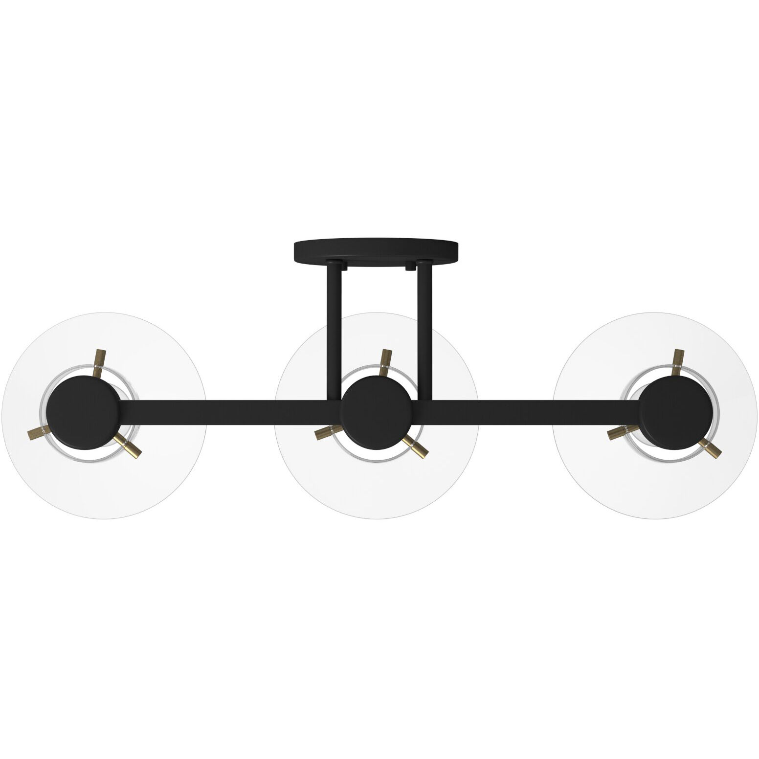 Willow Creek 3 Light 25 inch Matte Black Bath Bar Wall Light