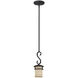 Lauderhill 1 Light 6 inch Natural Iron Mini Pendant Ceiling Light