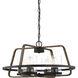 Ryder 4 Light 22 inch Forged Black Chandelier Ceiling Light