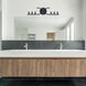 Skye 6 Light 27.5 inch Matte Black Vanity Light Wall Light