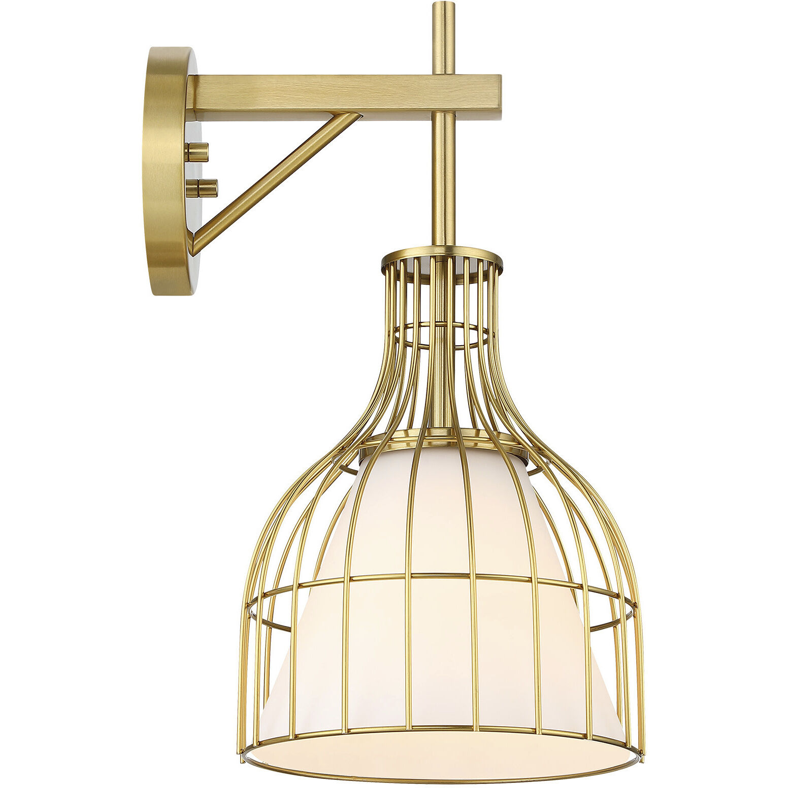 Evensong Wall Sconce Wall Light in Brushed Gold