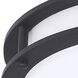 EnviroLite LED 10.3 inch Matte Black Flush Mount Ceiling Light