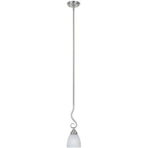 Stratton 1 Light 5.25 inch Satin Platinum Mini Pendant Ceiling Light