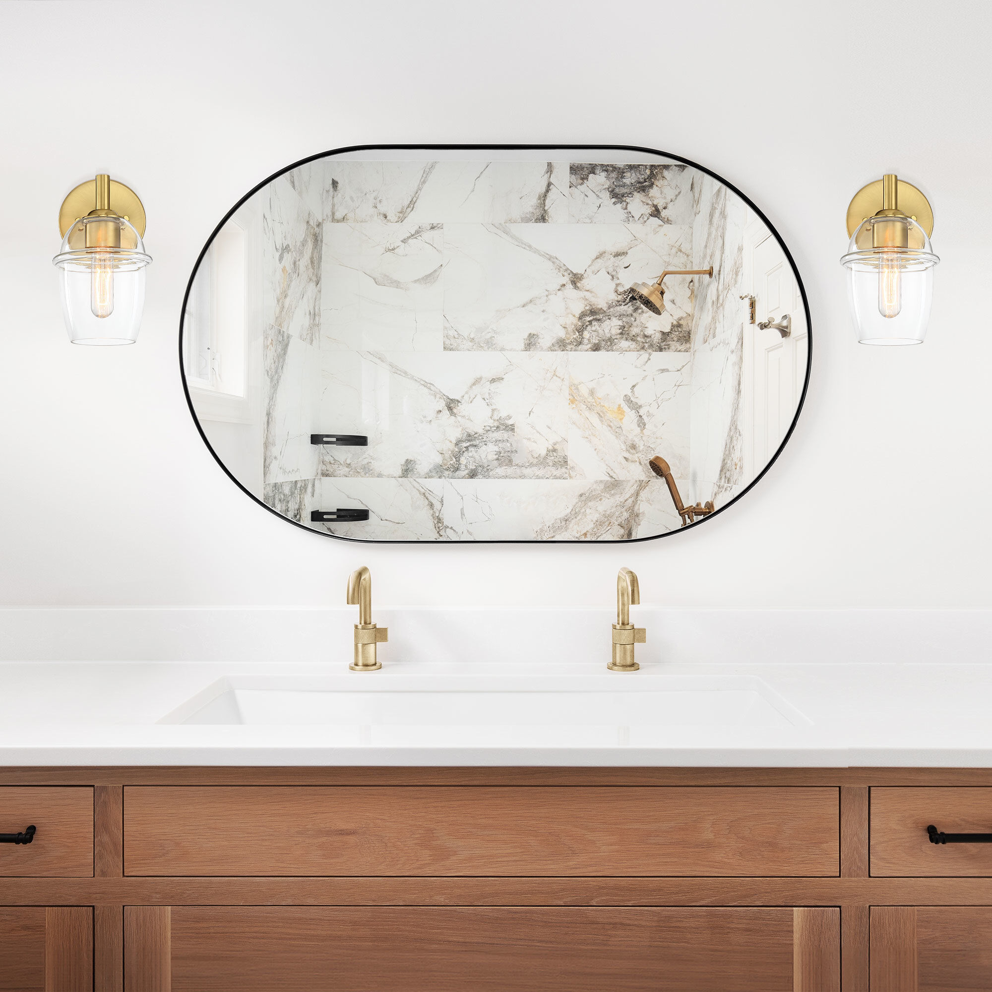 Summer Jazz 1 Light 5.5 inch Brushed Gold Wall Sconce Wall Light