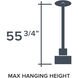 Skylar LED 10 inch Matte Black Down Pendant Ceiling Light