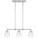 Ingo 3 Light 30 inch Polished Nickel Island Light Ceiling Light