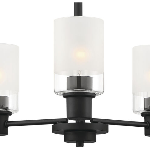Cedar Lane 3 Light 20 inch Matte Black Chandelier Ceiling Light