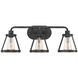 Wicker Park 3 Light 24.25 inch Bathroom Vanity Light