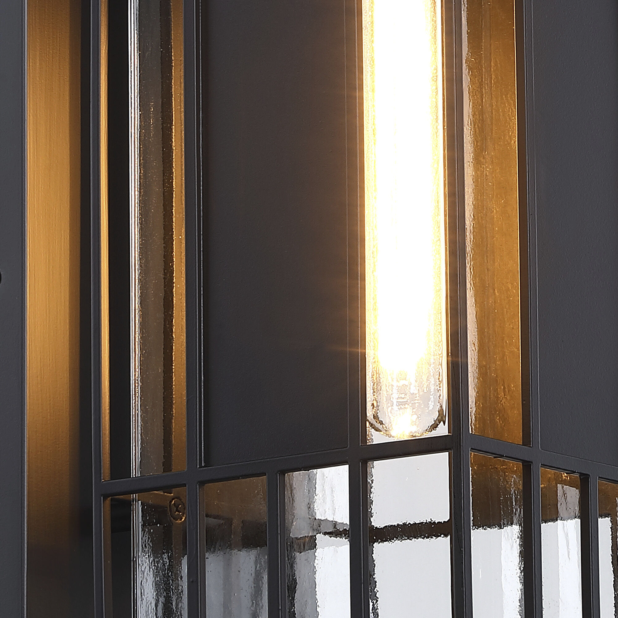 Edgehill LED 22 inch Black Outdoor Wall Sconce