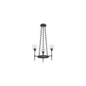 Cazadero LED 19 inch Weathered Pewter Chandelier Ceiling Light