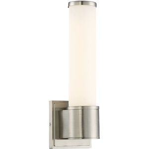 Linden LED 13.75 inch Satin Platinum Wall Sconce Wall Light
