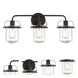 Jaxon 3 Light 24 inch Oil Rubbed Bronze Bath Bar Wall Light