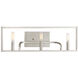 Uptown 3 Light 24 inch Satin Platinum Bath Light Wall Light