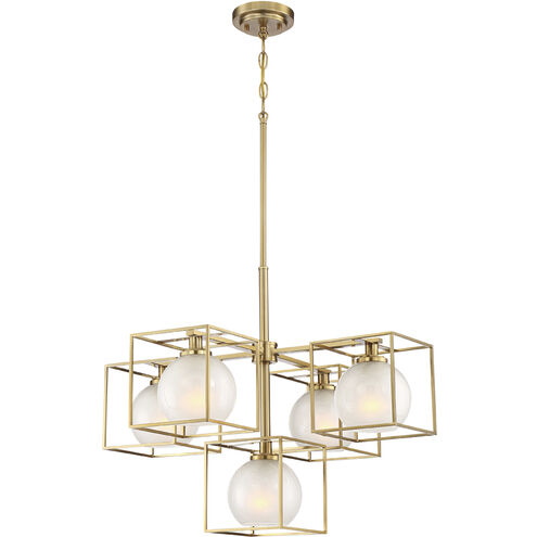Cowen 5 Light 26 inch Brushed Gold Chandelier Ceiling Light