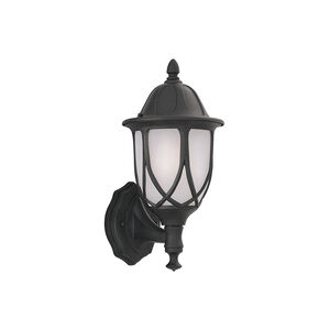 Capella 1 Light 18 inch Black Outdoor Wall Lantern